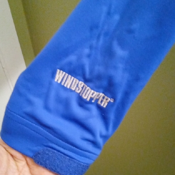 Mens M The North Face Blue Lightweight Jacket Zip Up Pocketed Hooded - Picture 3 of 5